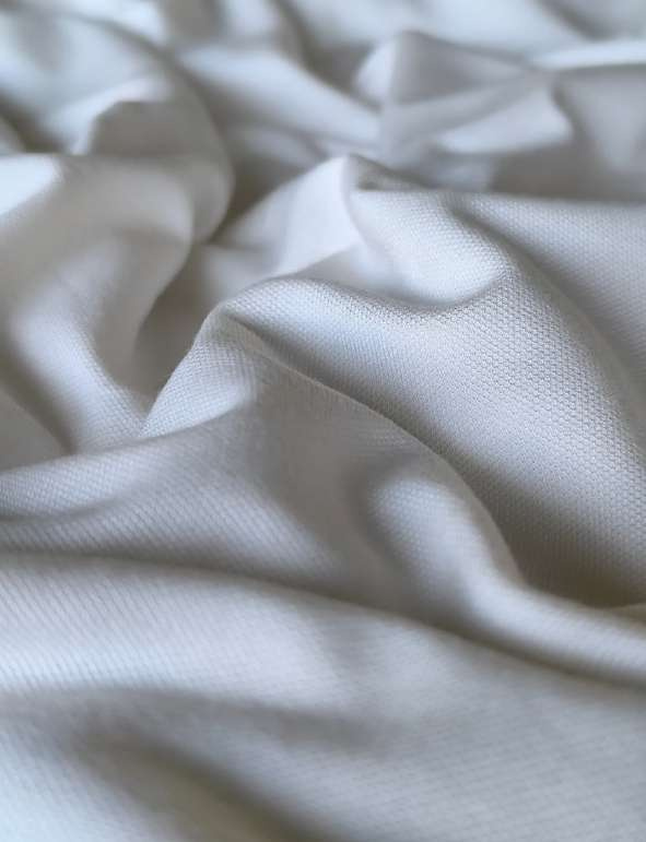 Bamboo Pique fabric swatch