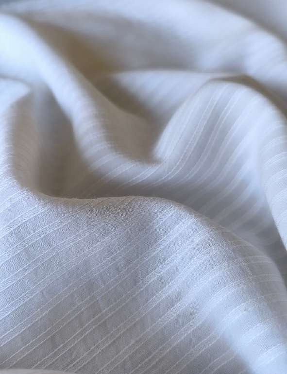 Banana Stripe 65s fabric swatch