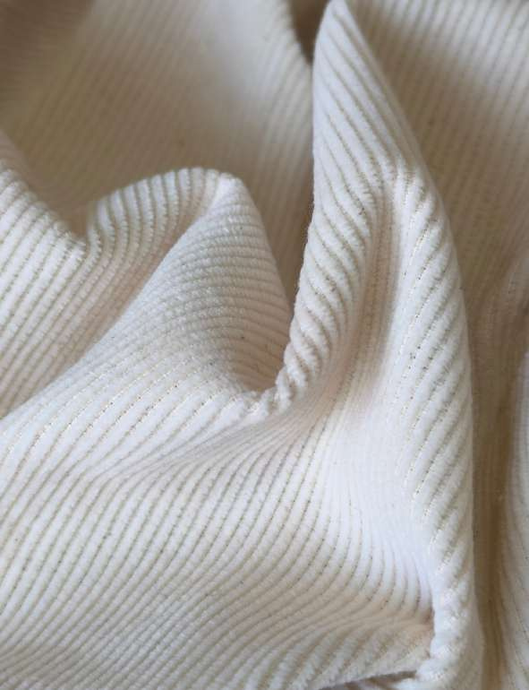 Organic Cotton Corduroy fabric swatch