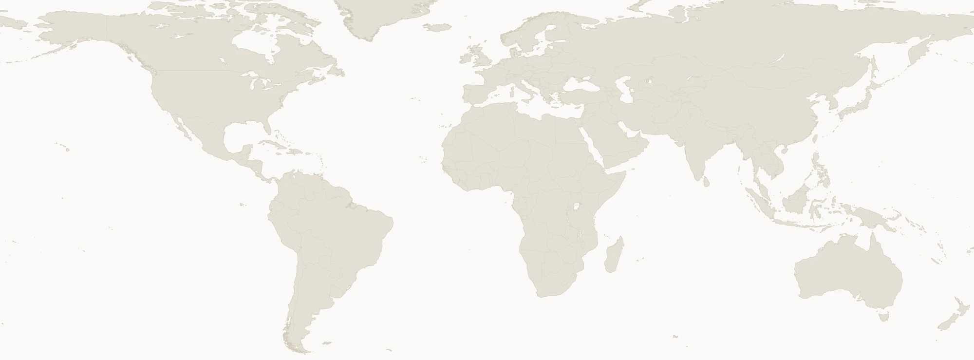 World map showing Diva Daulti's export shipping routes originating from India to 14 countries